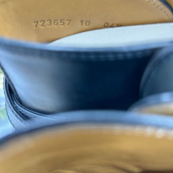 Men’s Gucci, leather ankle boots size 10 made in Italy - Picture 8 of 10